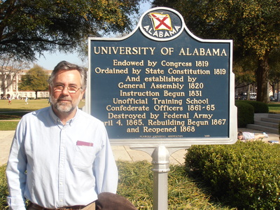 Picture of Juan Carlos González Faraco on campus at the University of Alabama
