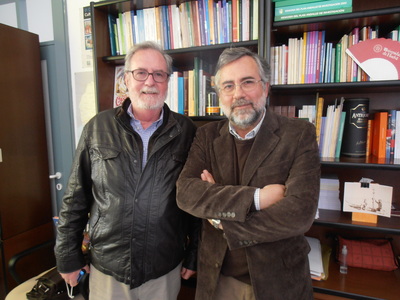 Michael Murphy and Juan Carlos González Faraco at the Universidad de Huelva, Spain